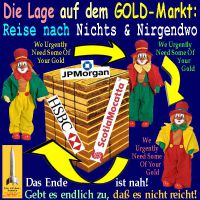 SilberRakete_GOLD-Markt-JPM-HSBC-ScotiaMocatta-Reise-nach-Nirgendwo-3Narren
