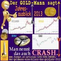 SilberRakete_GOLDMann-Ausblick2013-GOLD-SILBER-EURO-DAX-Crash