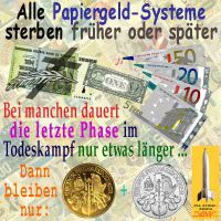 SilberRakete_Papiergeld-Systeme-sterben-GOLD-SILBER