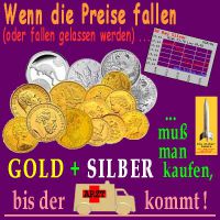 SilberRakete_Preise-fallen-GOLD-SILBER-kaufen-Arzt-kommt