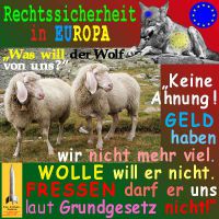 SilberRakete_Rechtssicherheit-Europa-Wolf-Schafe-Geld-Wolle-Fressen2