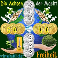 SilberRakete_Achsen-Macht-wirtschaftlicher-Freiheit-GOLD-SILBER-Erde-Menschen-Hand-Baum