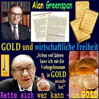 SilberRakete_Alan-GREENSPAN-GOLD-wirtschaftliche-Freiheit-Vortragshonorare-Rette-sich-wer-kann-in-GOLD