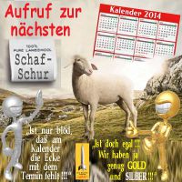 SilberRakete_Aufruf-zur-naechsten-Schafschur-Kalender-Ecke-Termin-fehlt-egal-GOLD-SILBER-Mann