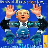 SilberRakete_Juncker-EU-jemals-gelogen-Gesicht-blau-faerben-Spiegelbild
