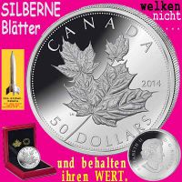 SilberRakete_Maple-50Dollar-SILBER-Blaetter-welken-nicht-behalten-Wert2