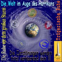 SilberRakete_Welt-im-Auge-Hurrikan-Erde-Dollar-Pfund-Yen-Euro-EU-Zerstoerungen