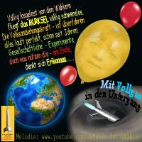 SilberRakete_Erde-Luftballon-Merkel-Voellig-losgeloest-von-den-Waehlern-Bis-zum-Untergang-Rakete