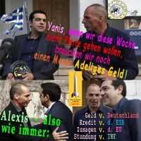 SilberRakete_Griechenland-Pleite-Euro-AlexisTsipras-YanisVaroufakis-Adeliges-Geld-von-Anderen-D-EZB-EU-IWF