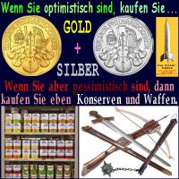 SilberRakete_Krisenvorsorge-Optimistisch-GOLD-SILBER-kaufen-Pessimistisch-Konserven-Verteidigung-Sicherheit