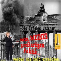 SilberRakete_Merkel-Berlin-Reichstag1945-2015-Erfolge-meiner-grossartigen-Politik-SchwarzeFahne-Verrat