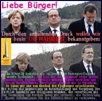 SilberRakete_Merkel-Hollande-Rajoy-Buerger-Flugzeugabsturz-WAHRHEIT-Staumauer-Abschuss-Flut-Kraftwerk-Religion-Unruhe