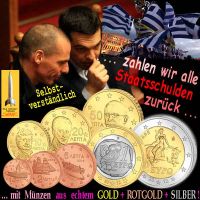 SilberRakete_Regierung-Griechenland-Schulden-zurueckzahlen-GOLD-ROTGOLD-SILBER-Euro-Muenzen