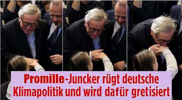 HK Promille Juncker wird gretisiert
