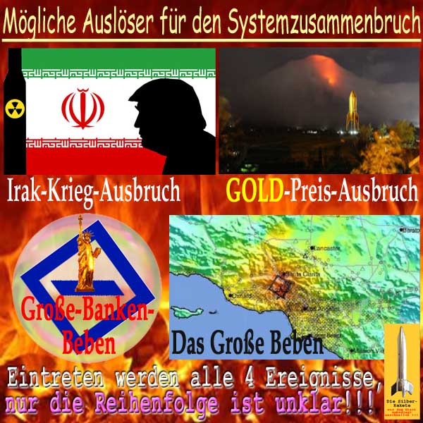 SilberRakete Ausloeser Systemzusammenbruch Krieg GOLD Preis Ausbruch DeutscheBank GrossesBeben