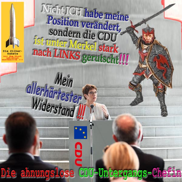 SilberRakete CDU Werteunion Maassen Position nicht geaendert CDU unter Merkel nach links